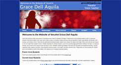 Desktop Screenshot of gracedellaquila.com